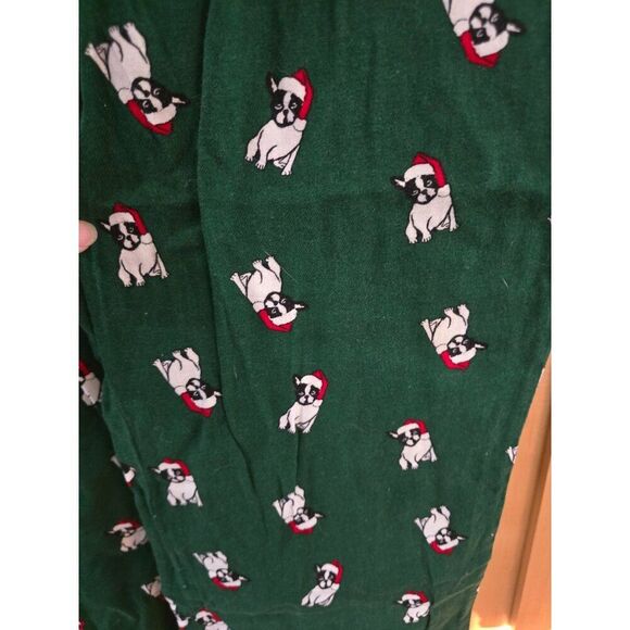 Old Navy Mens Green Pug Print Pajama Pants Large Relaxed Fit 34x30 - Picture 4 of 6